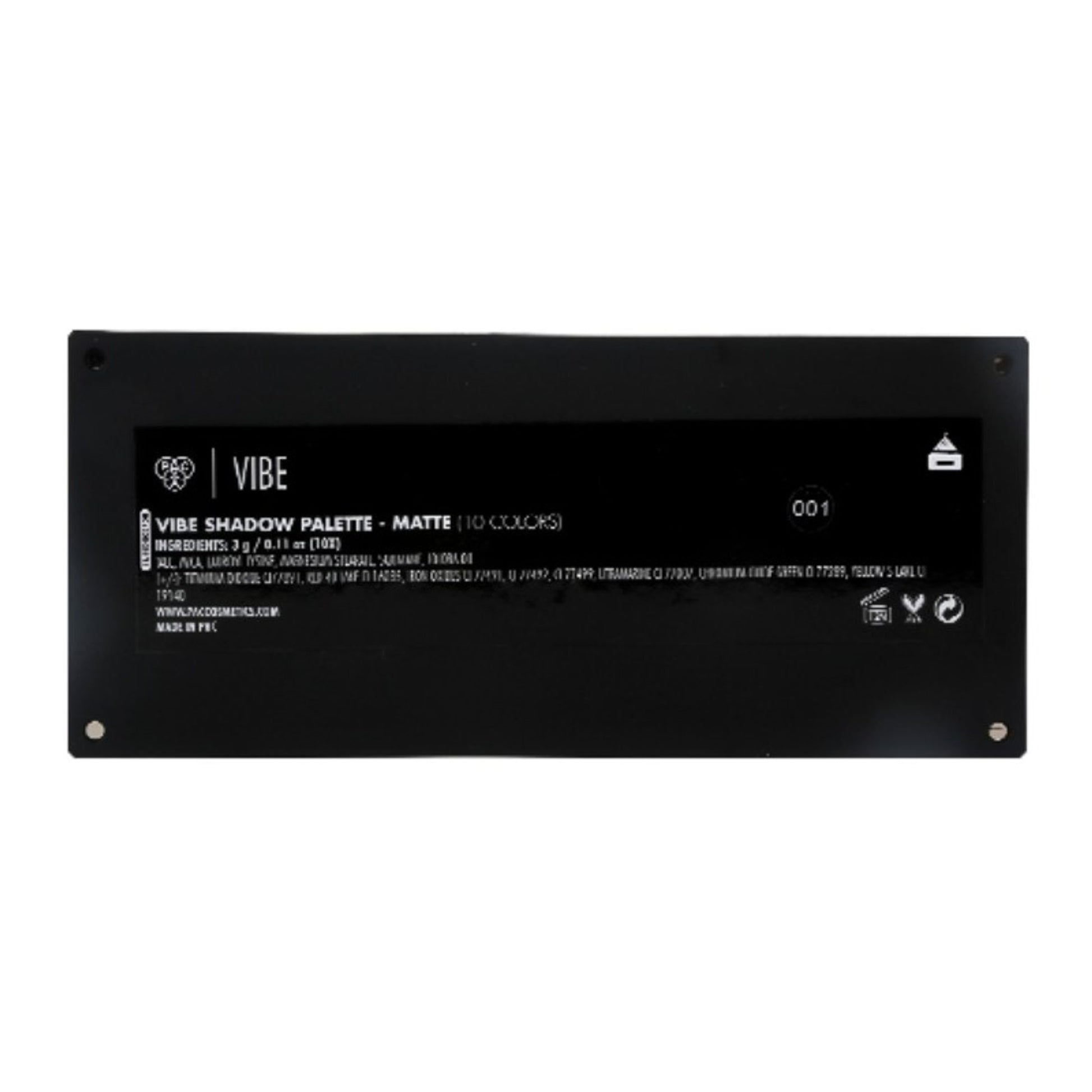PAC Vibe Matte Eyeshadow X10 - 01
