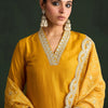 Dhiyona IE Women Ethnic Motifs Embroidered Regular Kurta with Trousers & With Dupatta