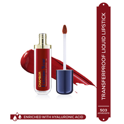 Chambor Extreme Wear Transferproof Liquid Lipstick + HA (6ml) - Aphrodite