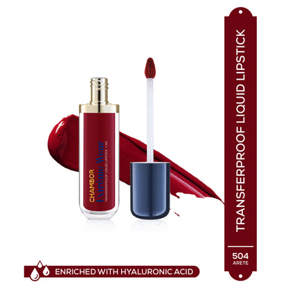 Chambor Extreme Wear Transferproof Liquid Lipstick + HA (6ml) - Arete