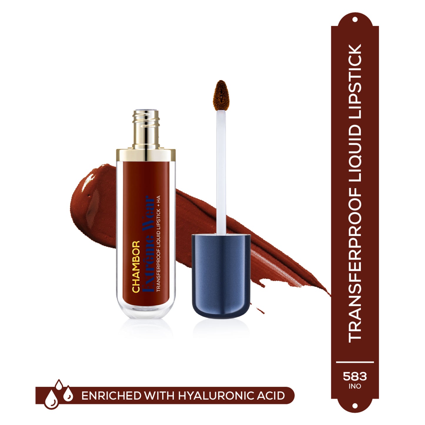 Chambor Extreme Wear Transferproof Liquid Lipstick + HA (6ml) - Ino