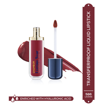 Chambor Extreme Wear Transferproof Liquid Lipstick + HA (6ml) - Laodike