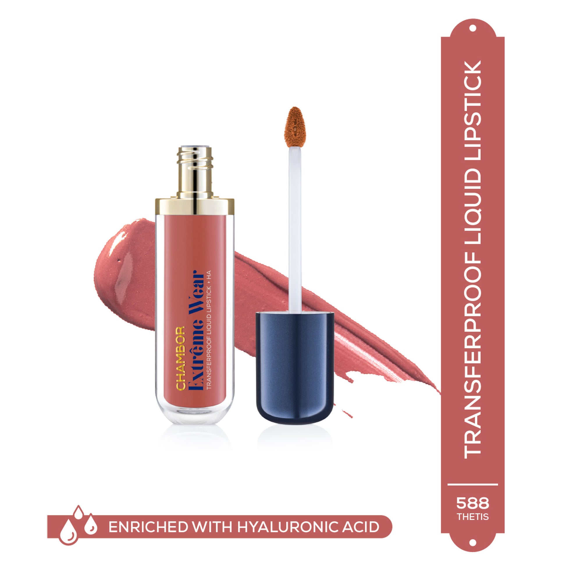 Chambor Extreme Wear Transferproof Liquid Lipstick + HA (6ml) - Thetis