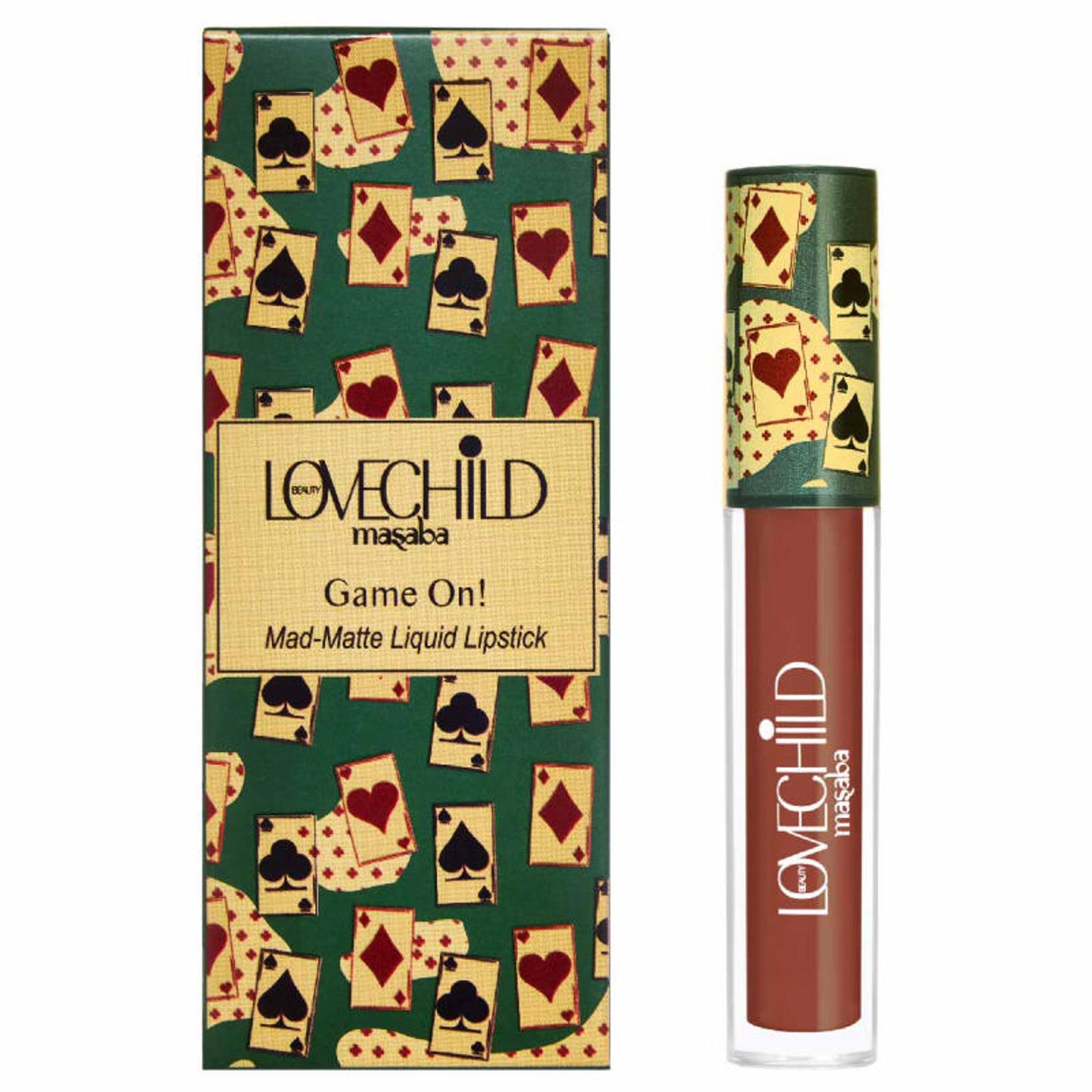 LoveChild Masaba Mad Matte Tranfer-proof Long Lasting Liquid Lipstick, Enriched with Jojoba & Macademia Oil - 05 Hukum
