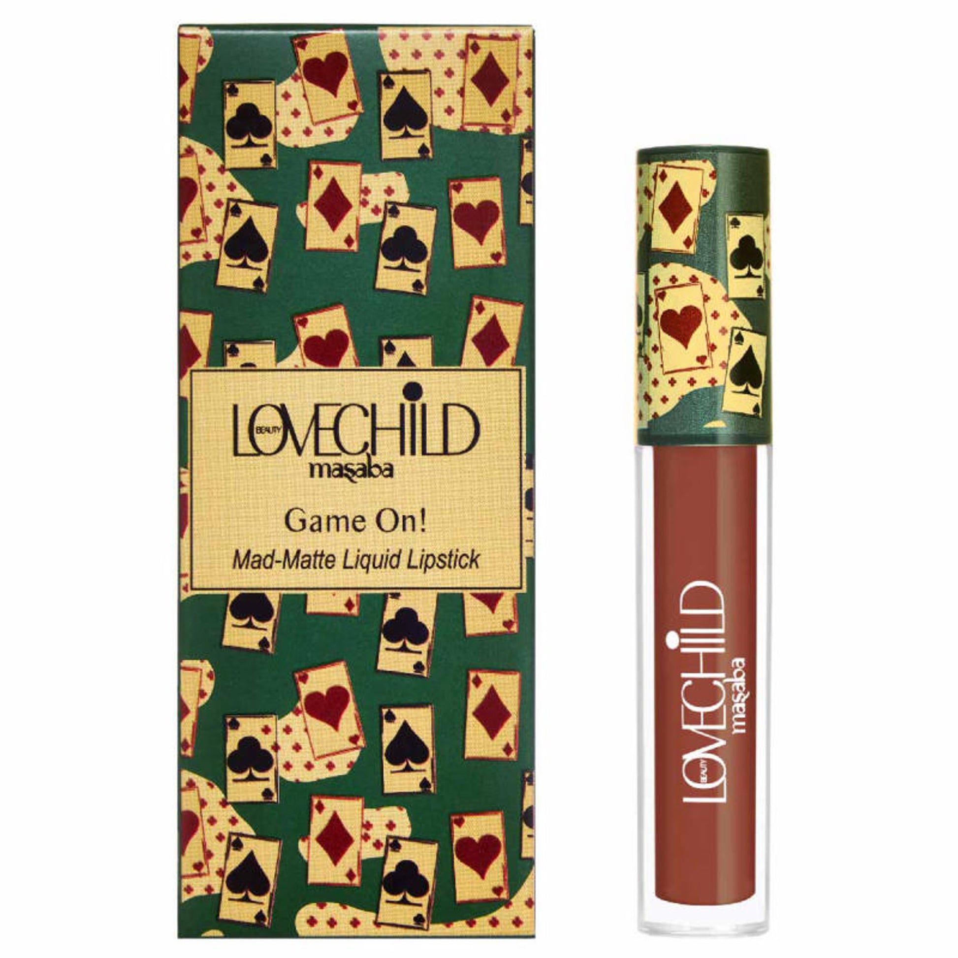 LoveChild Masaba Mad Matte Tranfer-proof Long Lasting Liquid Lipstick, Enriched with Jojoba & Macademia Oil - 05 Hukum