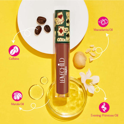 LoveChild Masaba Mad Matte Tranfer-proof Long Lasting Liquid Lipstick, Enriched with Jojoba & Macademia Oil - 05 Hukum