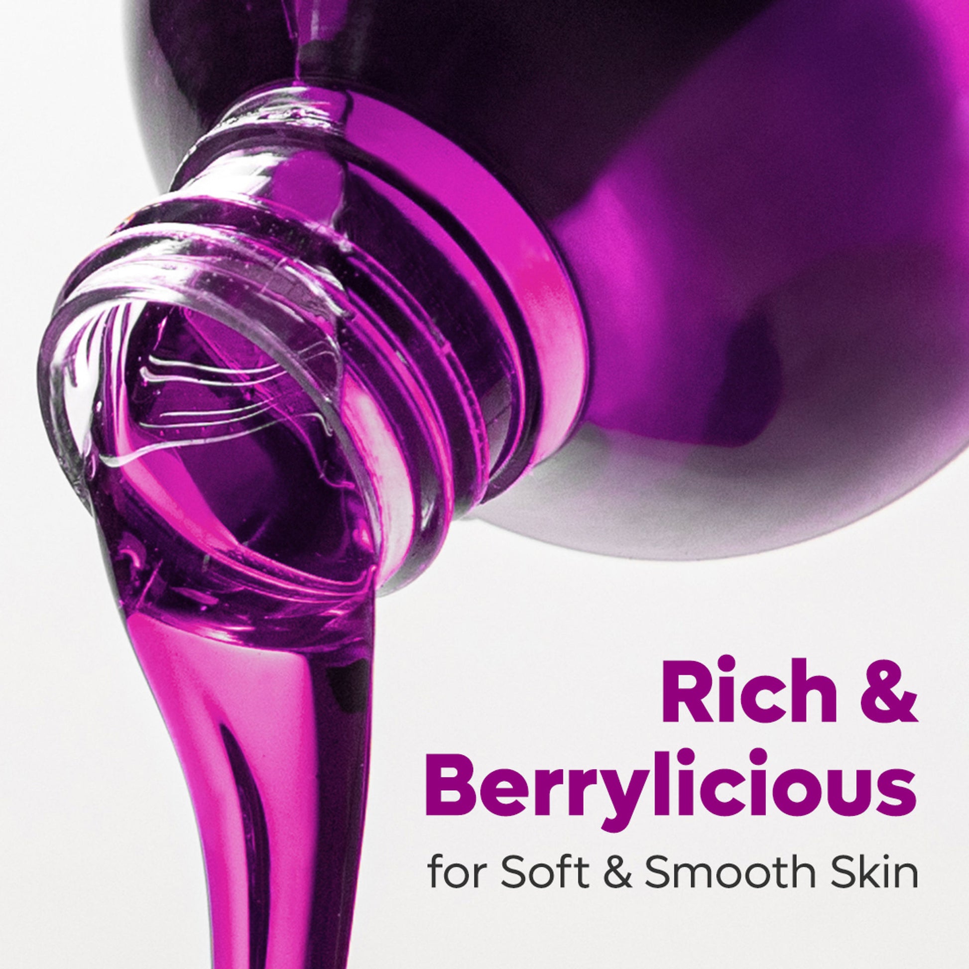 MCaffeine Blueberry Blast Body Wash With Fruity Fresh Blueberry Aroma, Deep Cleansing For Soft Skin