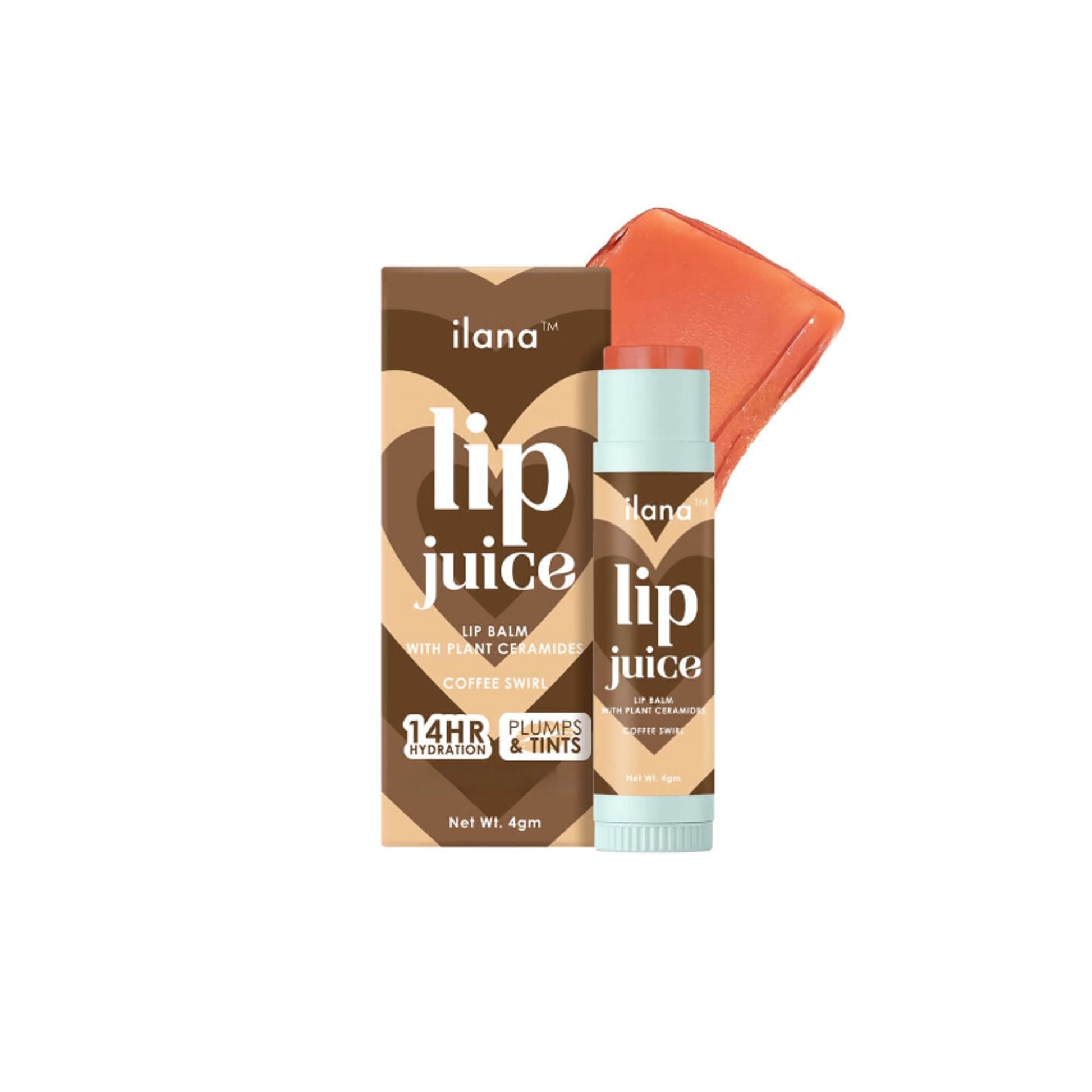 Ilana Lip Juice Hydrating & Plumping Tinted Lip Balm - Berrylicious