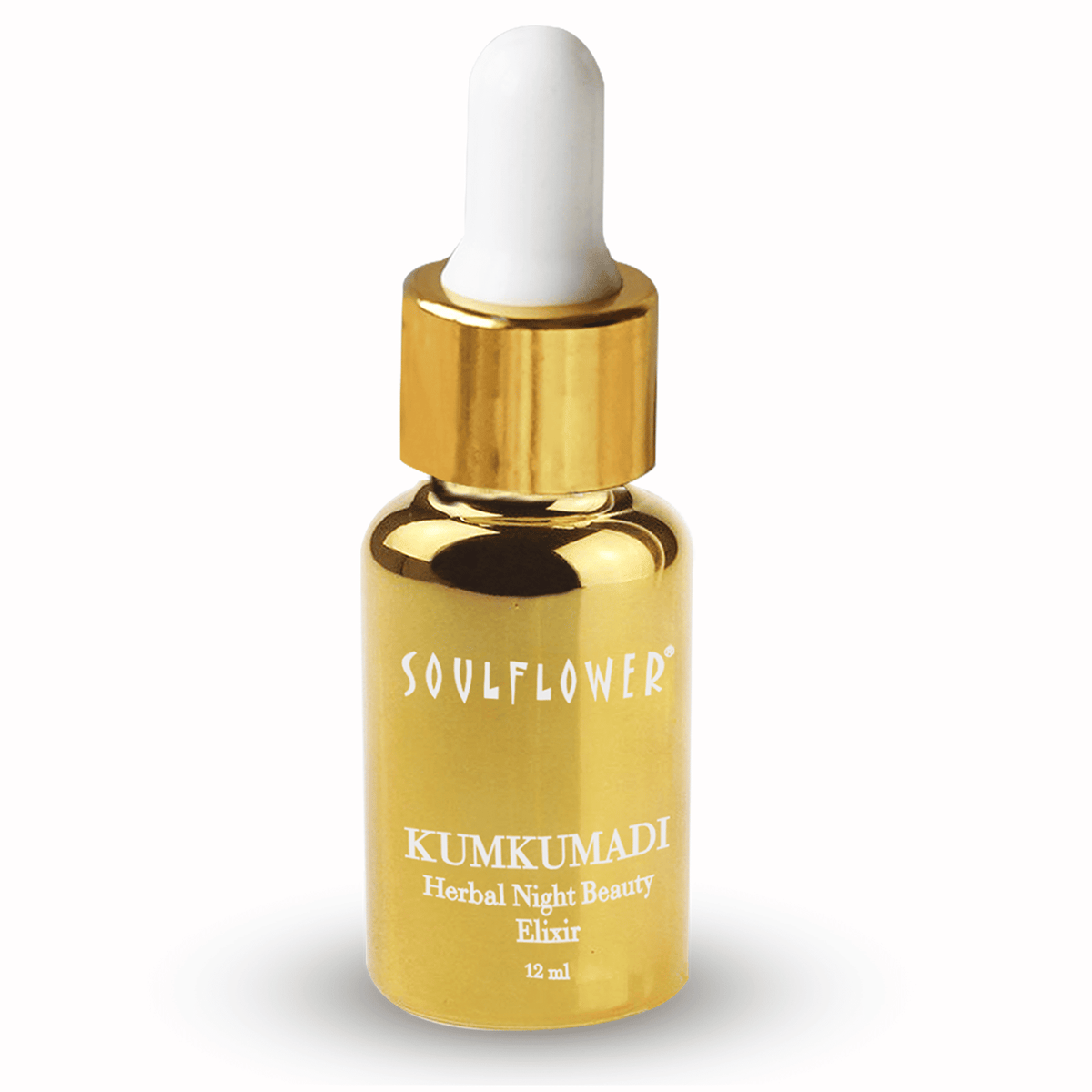Soulflower Kumkumadi Tailam Saffron Night Serum Face Oil for Skin Glow, Anti Aging, Dark Spots