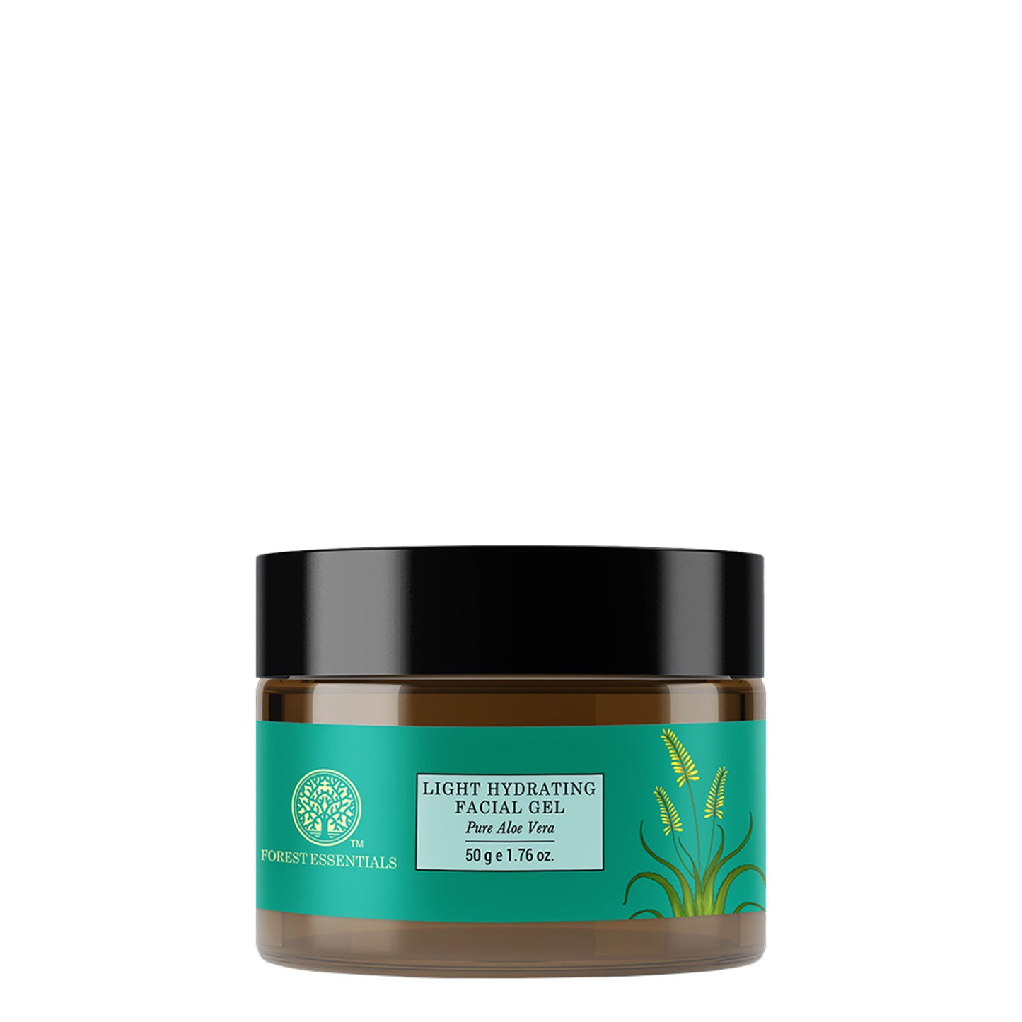 Forest Essentials Light Hydrating Facial Gel with Pure Aloe Vera - Lightweight Moisturiser for Acne