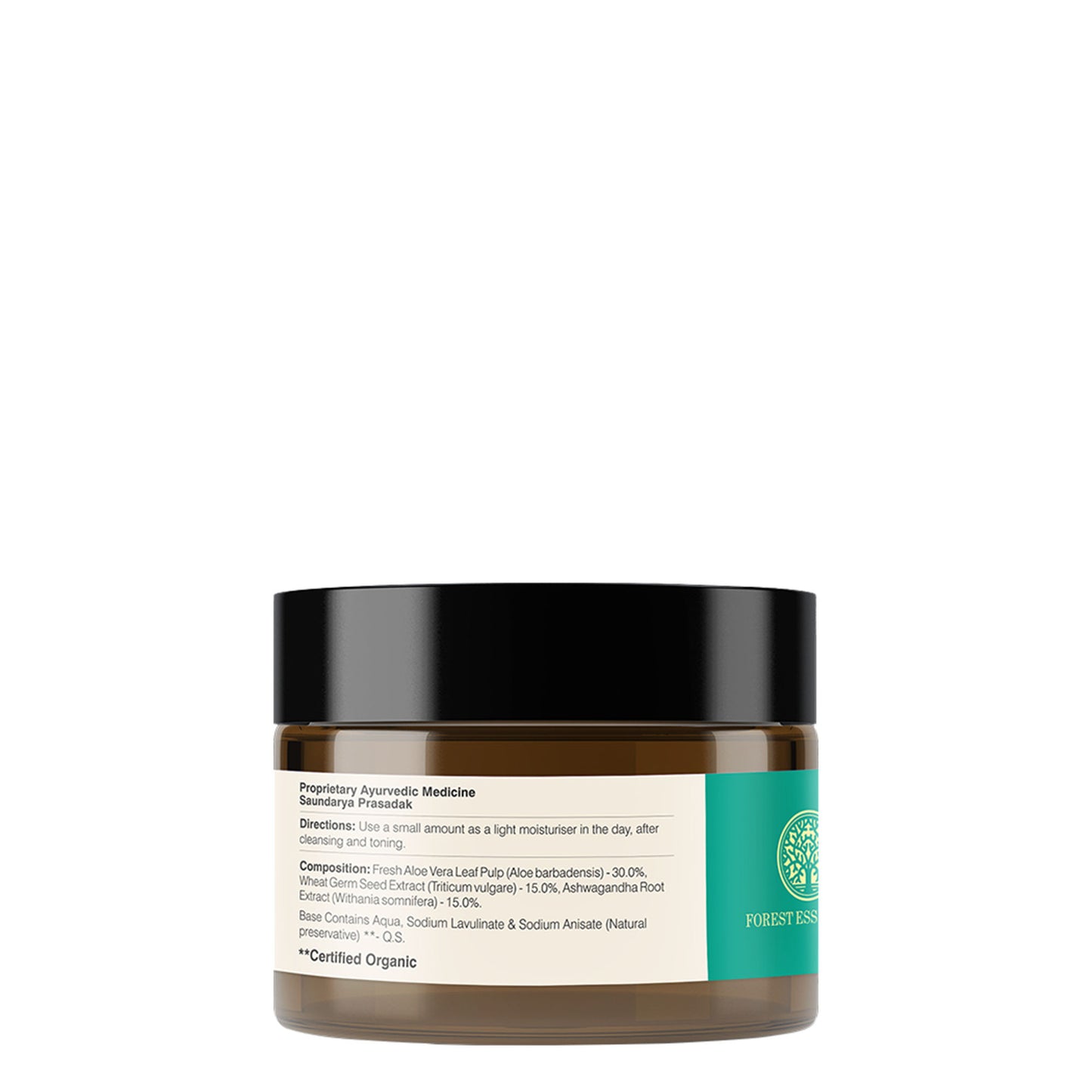 Forest Essentials Light Hydrating Facial Gel with Pure Aloe Vera - Lightweight Moisturiser for Acne