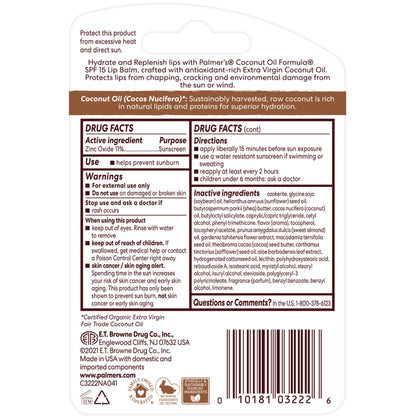 Palmer's Coconut Oil Lip Balm For Moisturization