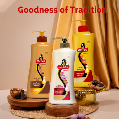 Meera Hairfall Care Shampoo, With Goodness Of Badam and Shikakai