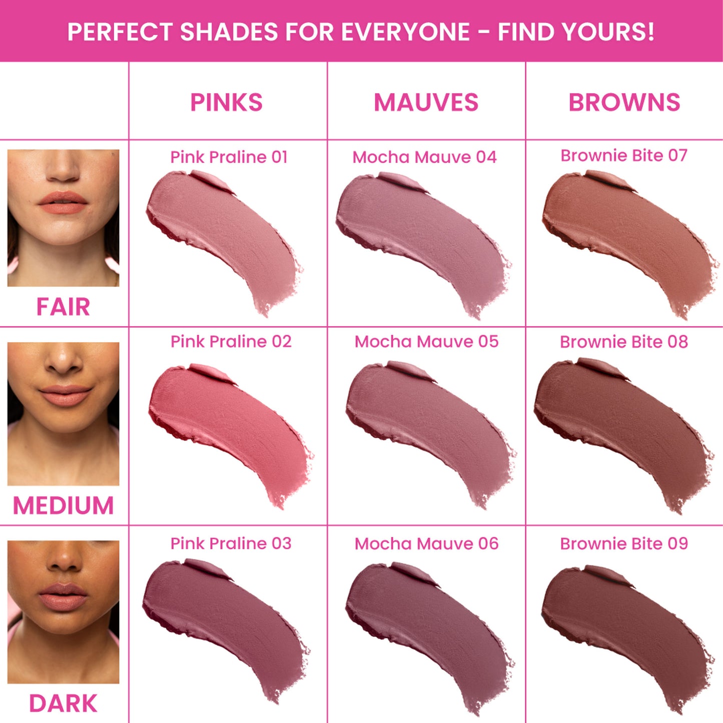 Typsy Beauty Cocoa Peptide Velvet Lipstick - Brownie Bite Medium 02