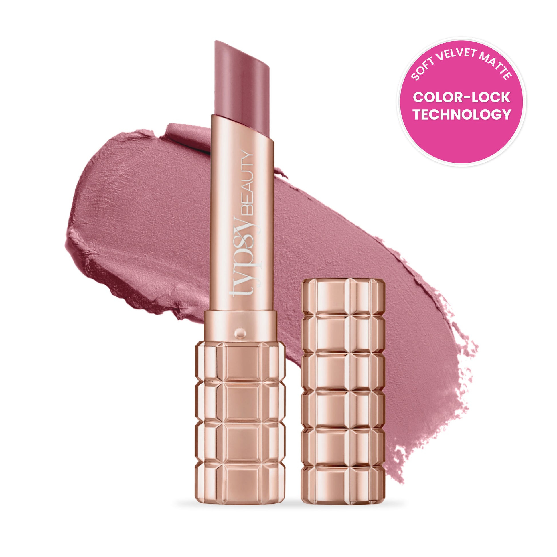 Typsy Beauty Cocoa Peptide Velvet Lipstick - Mocha Mauve Light 07
