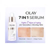 Olay 7in1 Serum with Niacinamide, Vitamin C, Collagen Peptides, Fights 7 Skin Issues