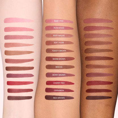 Huda Beauty Lip Contour Lip Stain - Berry Brown