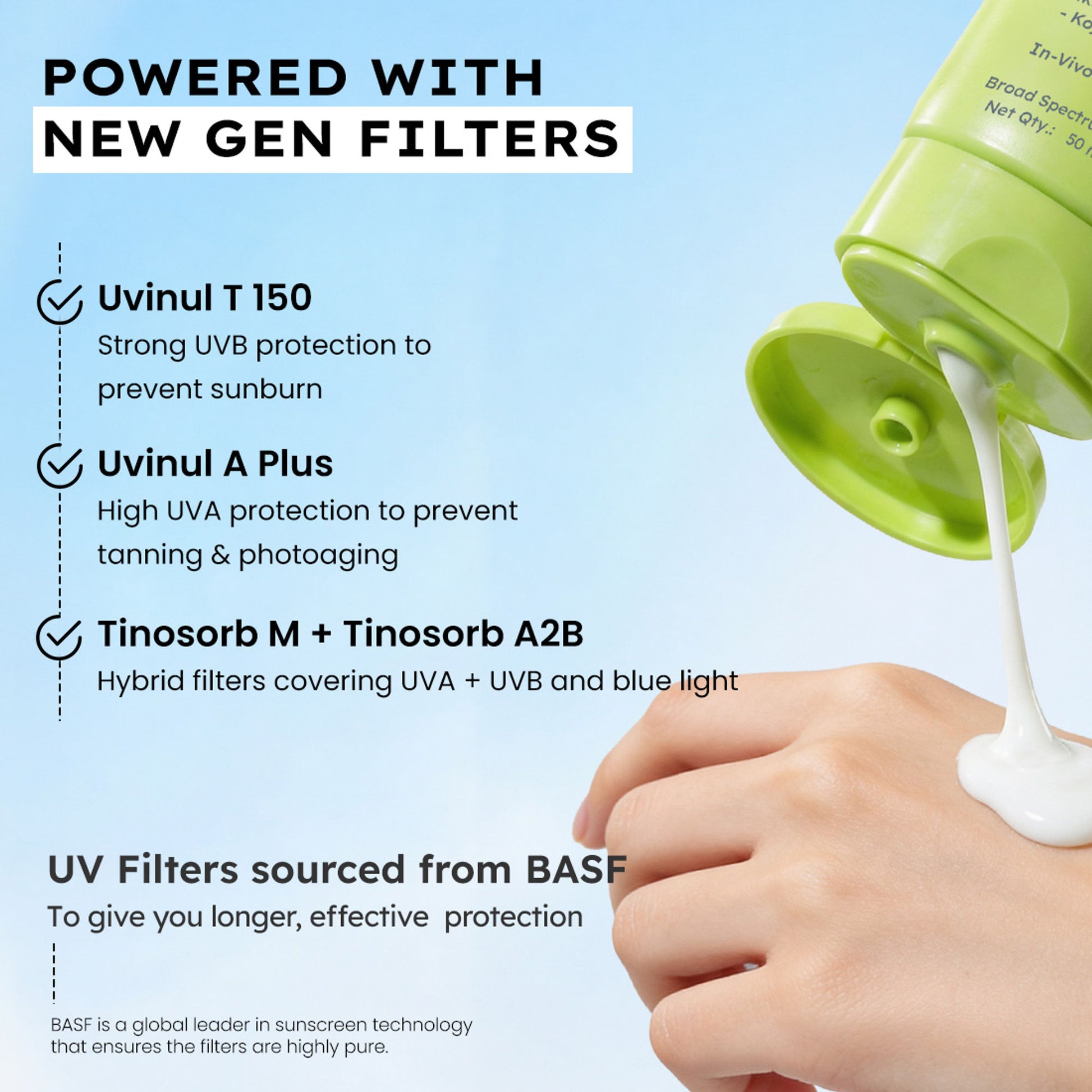 Hyphen All I Need Sunscreen SPF50 PA++++, Moisturizes, Repairs UV Damage, In-Vivo Tested