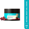 Pilgrim French Red Vine & Retinol Youthful Glow Anti-Ageing Night Gel Creme Refine Skin Texture