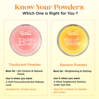 GLAM21 Hello Yellow Banana Powder