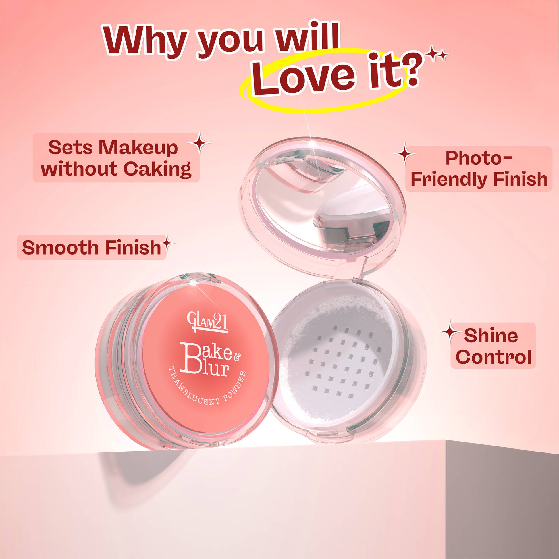 GLAM21 Bake & Blur Translucent Powder