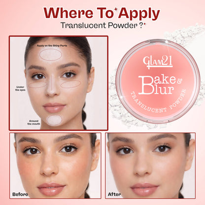 GLAM21 Bake & Blur Translucent Powder