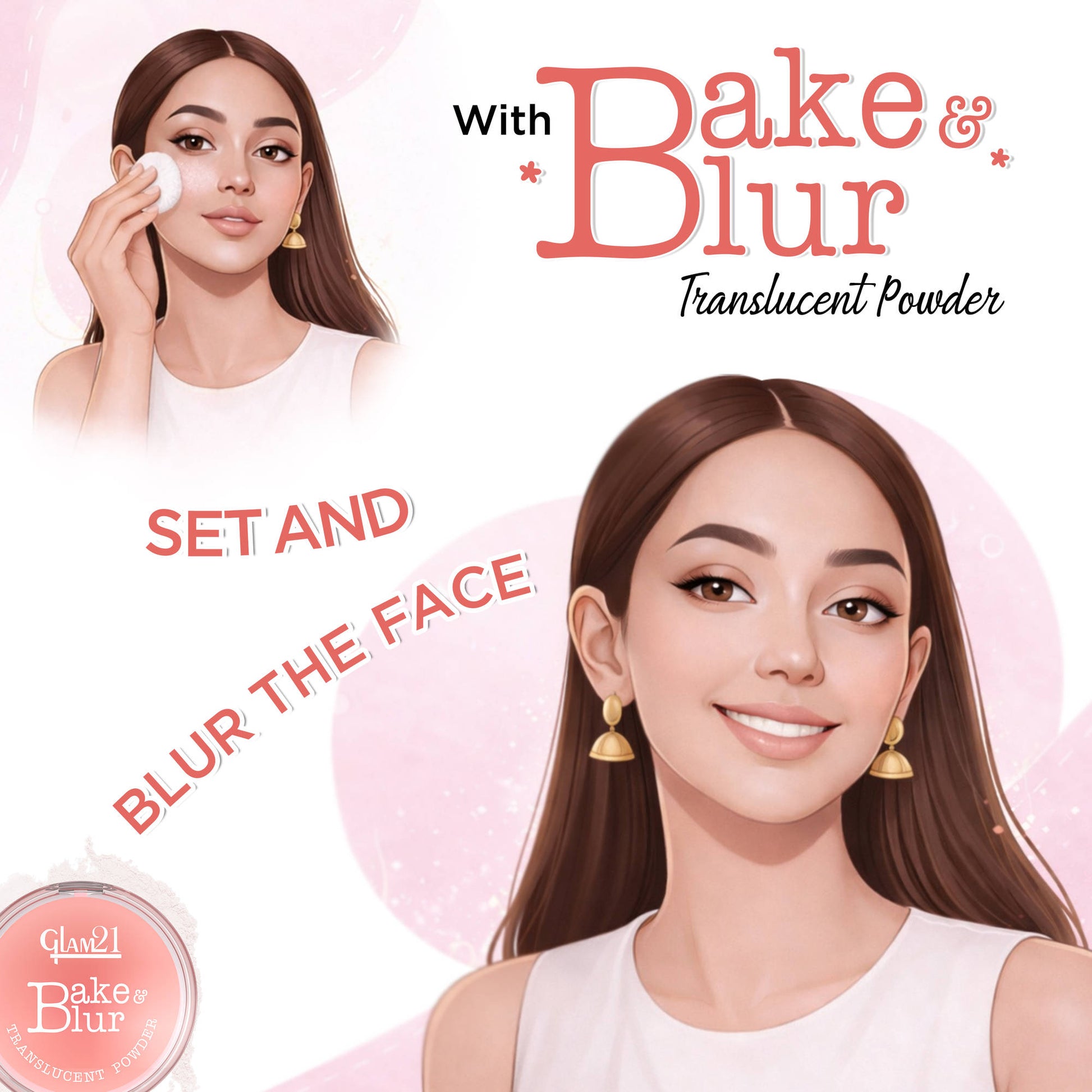 GLAM21 Bake & Blur Translucent Powder