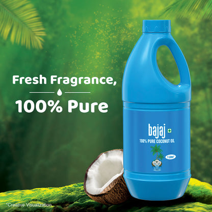 Bajaj 100% Pure Coconut Hair Oil