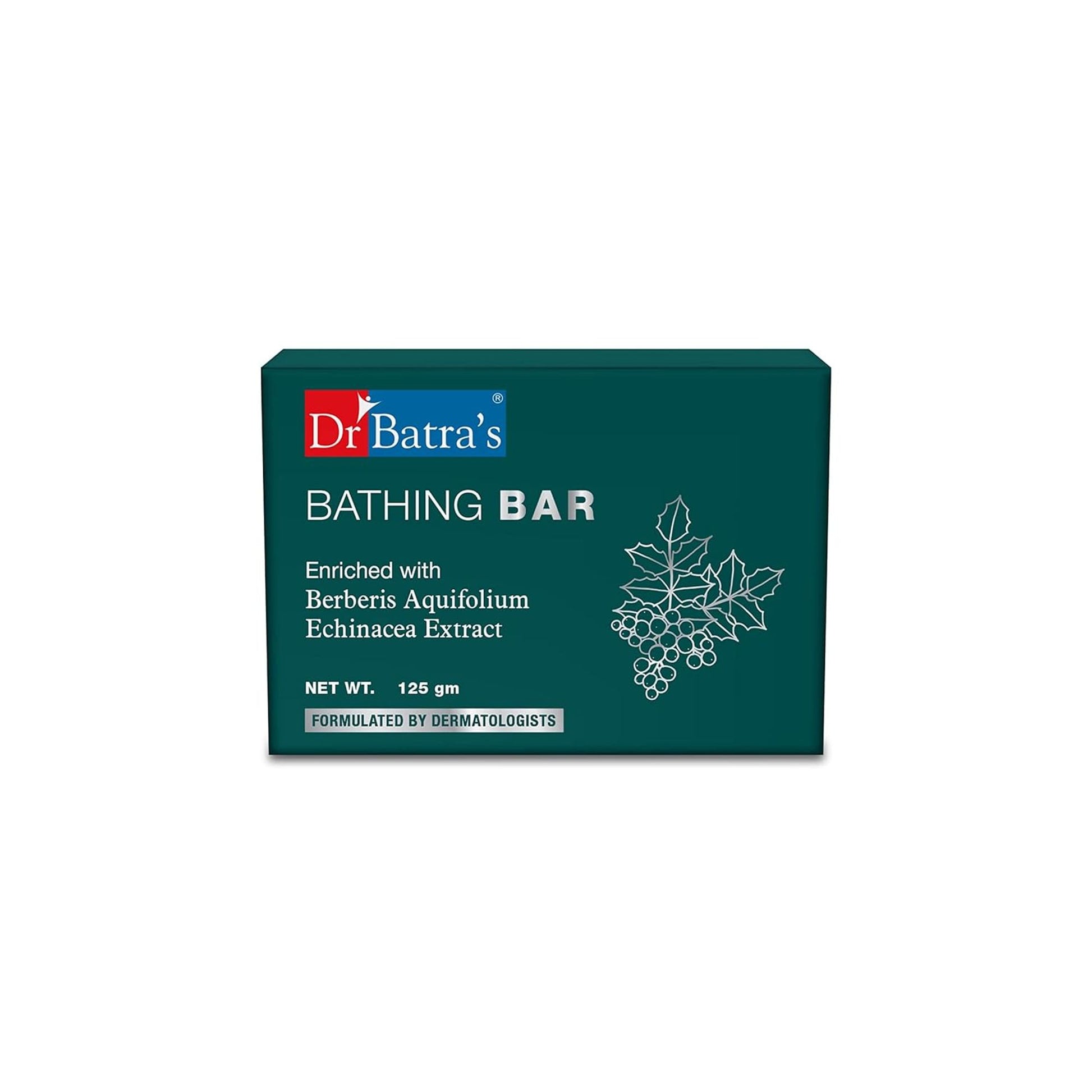 Dr. Batra's Bathing Bar Enriched With Berberis Aquifolium & Echinacea