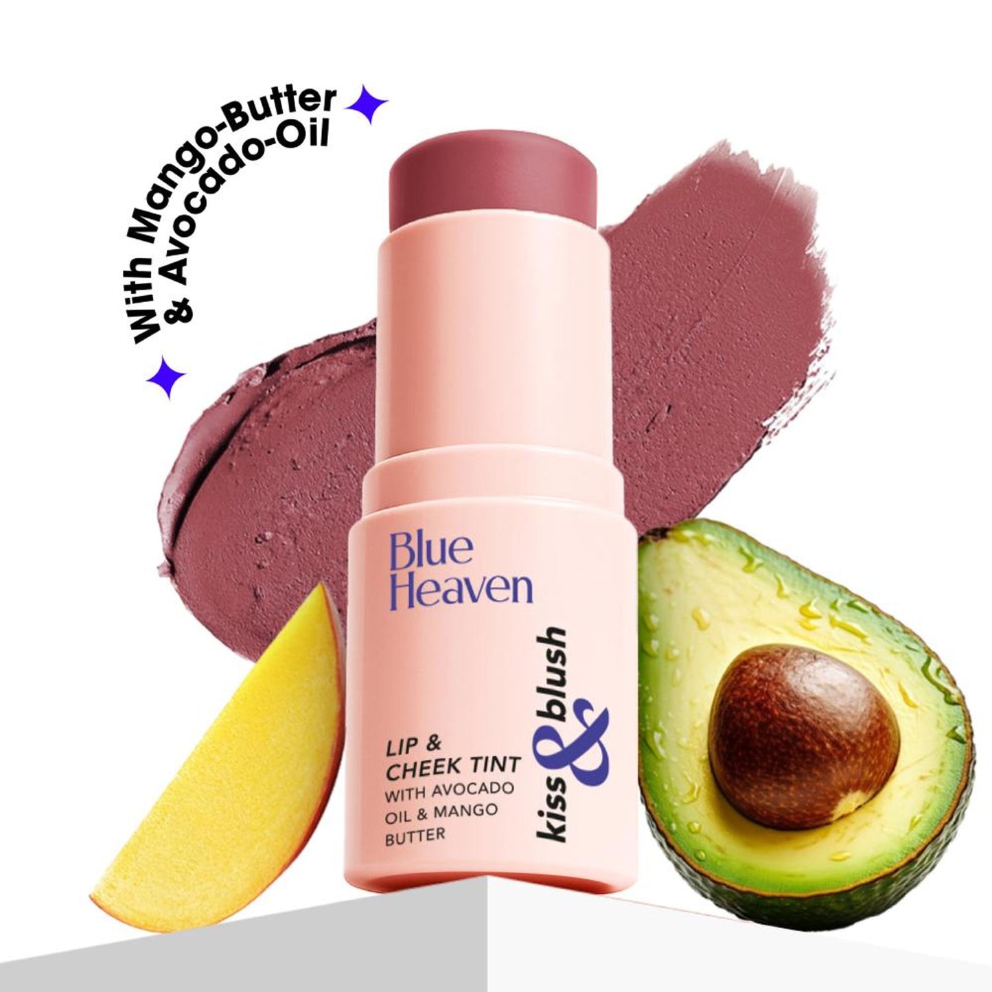Blue Heaven Kiss & Blush Lip And Cheek Tint - Roasted Berry