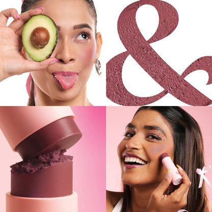 Blue Heaven Kiss & Blush Lip And Cheek Tint - Roasted Berry