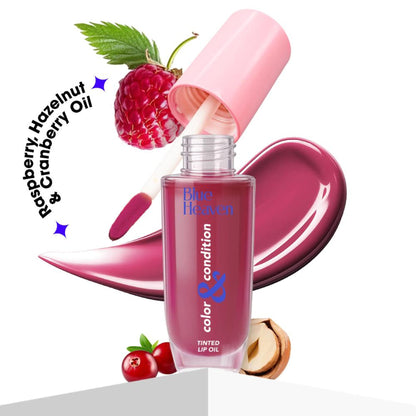 Blue Heaven Color & Condition Tinted Lip Oil - Passion Fruit Mauve