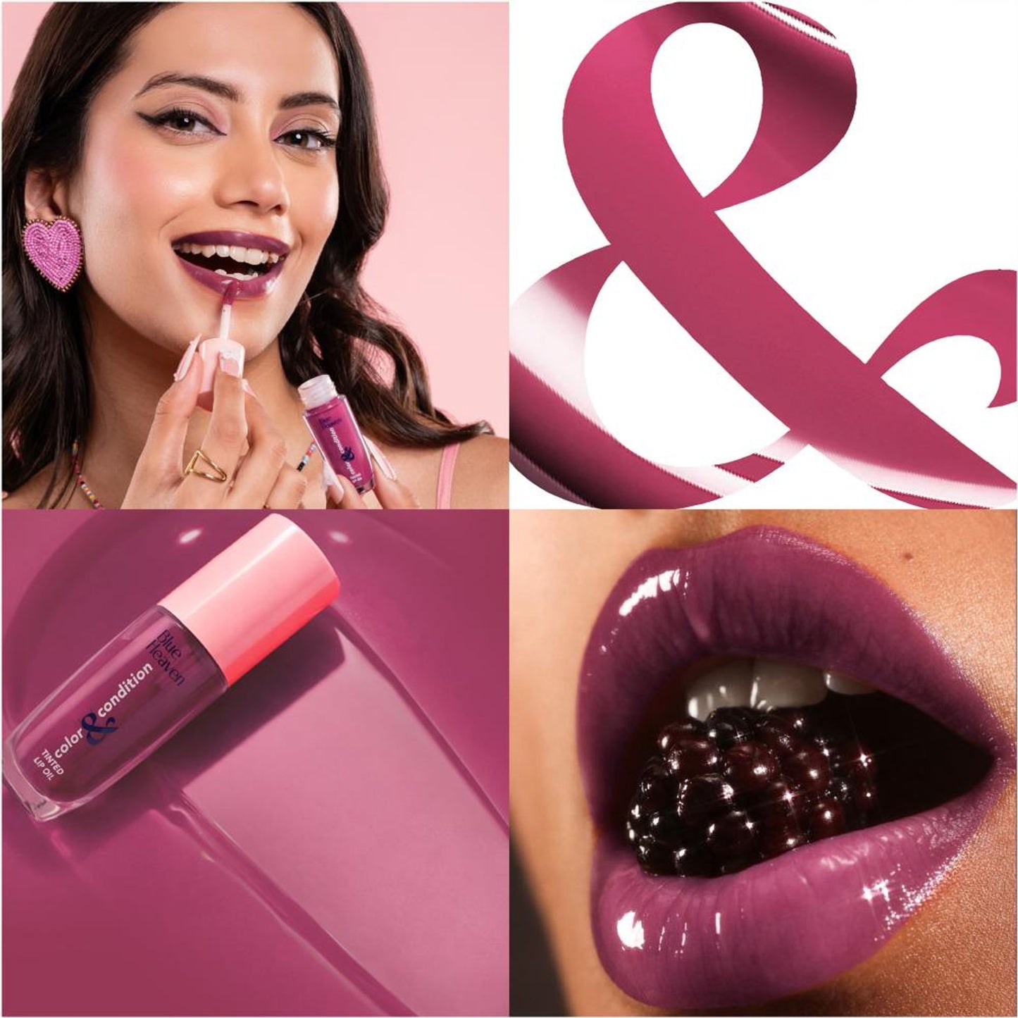Blue Heaven Color & Condition Tinted Lip Oil - Passion Fruit Mauve