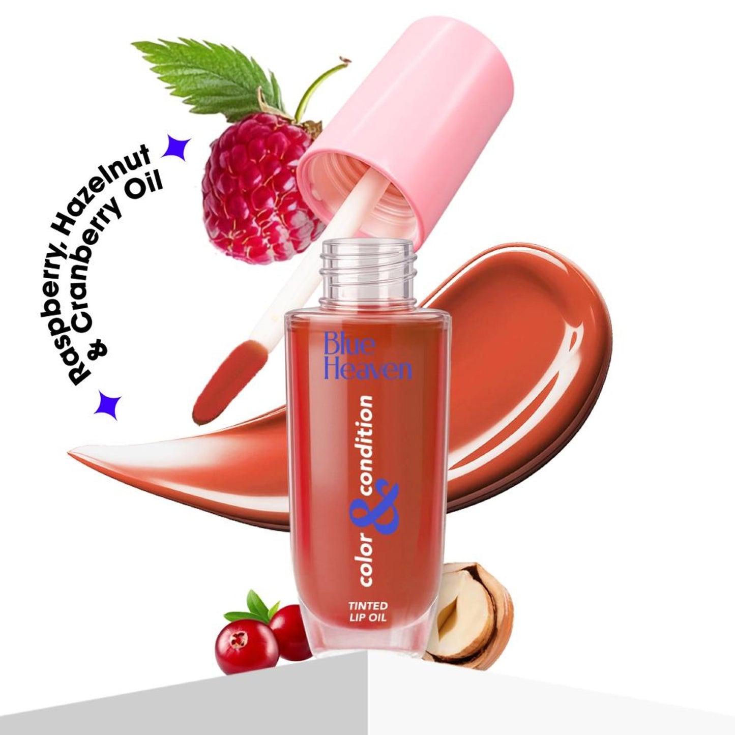 Blue Heaven Color & Condition Tinted Lip Oil - Jujube Berry