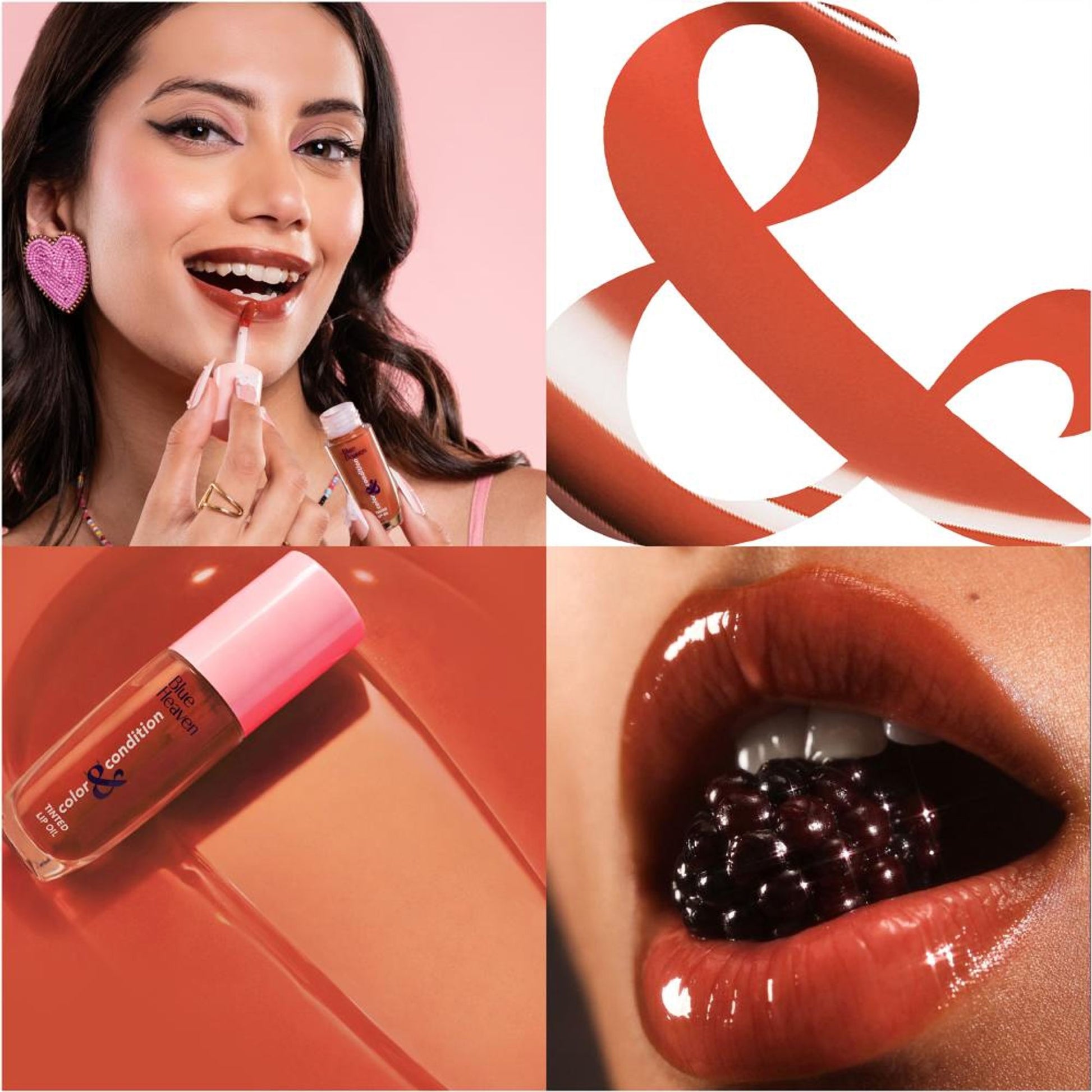 Blue Heaven Color & Condition Tinted Lip Oil - Jujube Berry