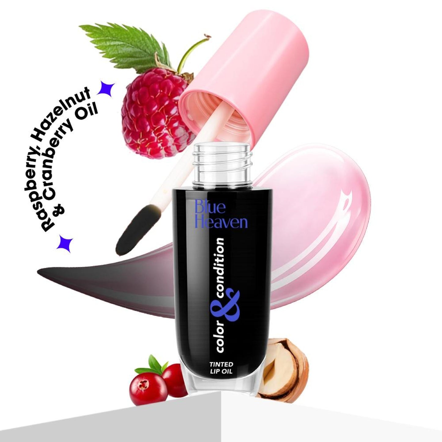 Blue Heaven Color & Condition Tinted Lip Oil - Black Magic