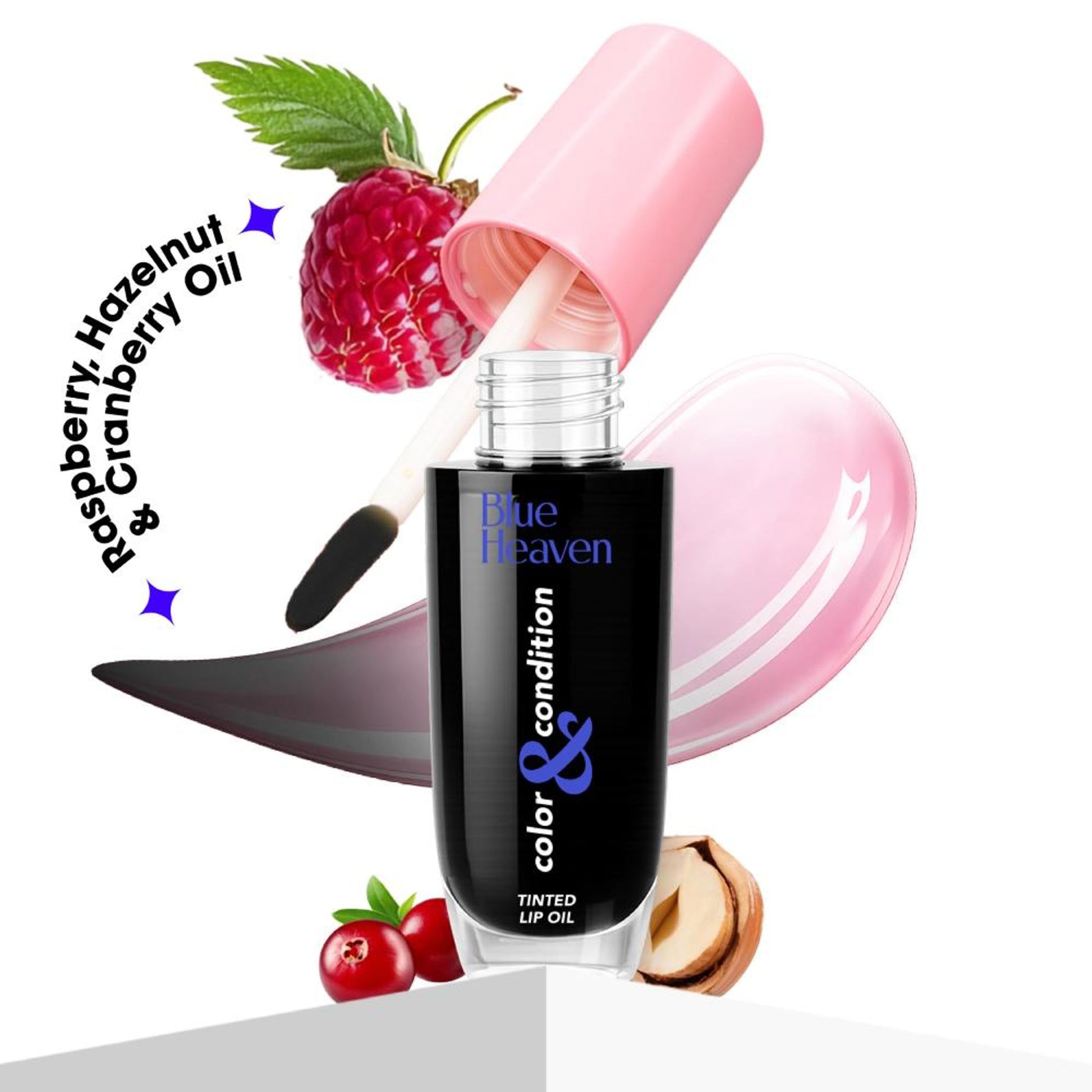 Blue Heaven Color & Condition Tinted Lip Oil - Black Magic