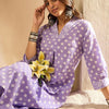 Dhiyona IE Women Printed Regular Pure Cotton Kurta with Trousers