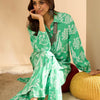 Dhiyona IE Women Floral Printed Regular Kurta with Trousers