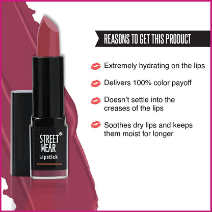 Street Wear Satin Smooth Lipstick - Forever Mauve