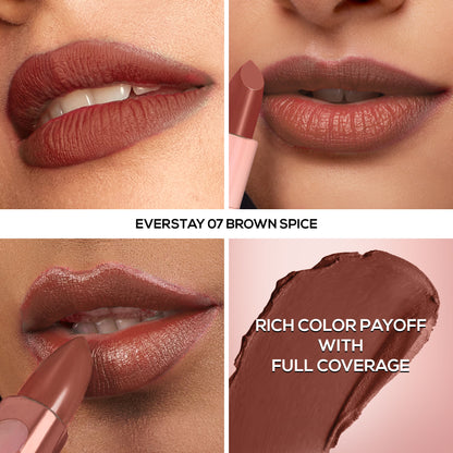 Renee Cosmetics Everstay Transfer - Proof Matte Lipstick - Brown Spice