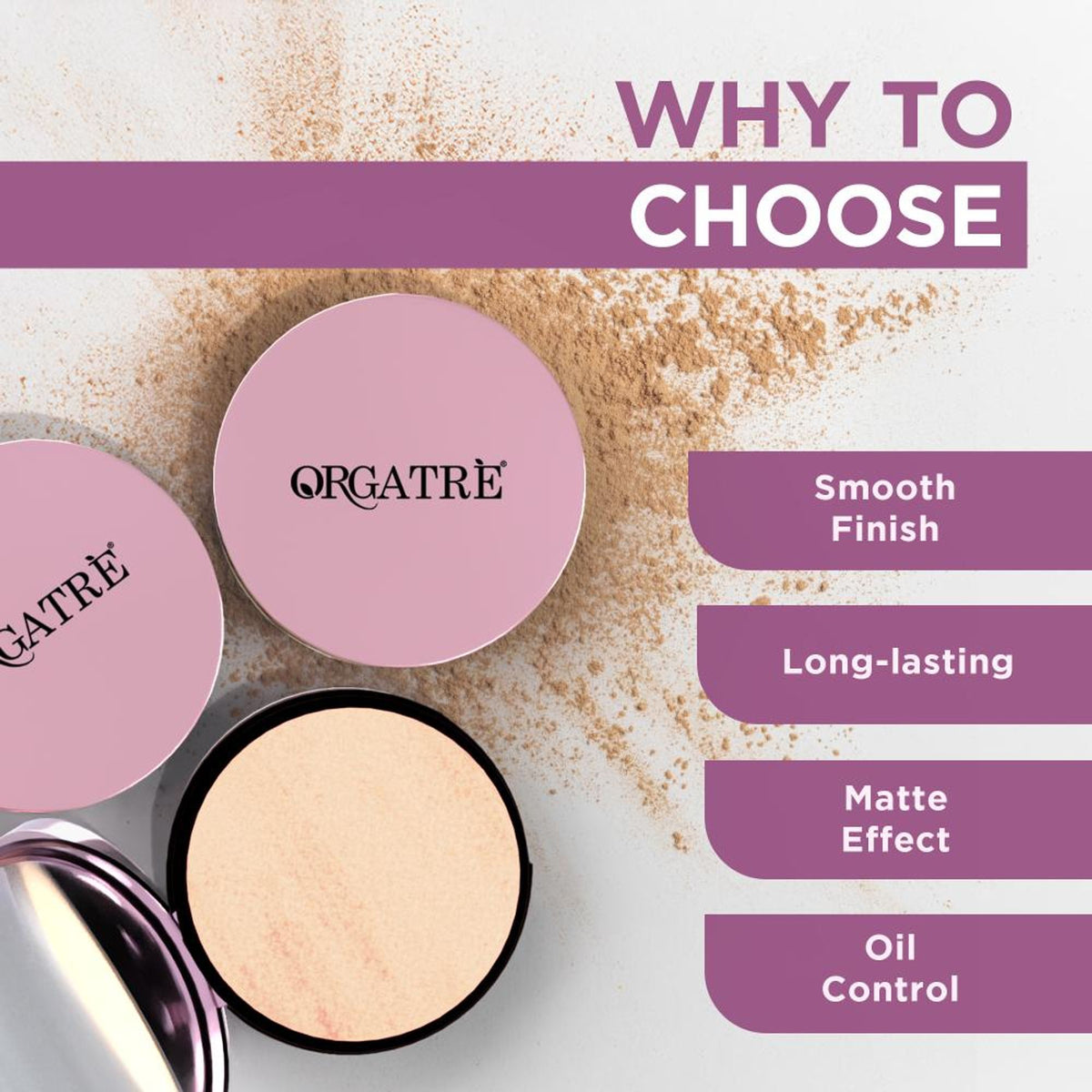 Orgatre Moodbliss Compact Powder - Natural Tan 138