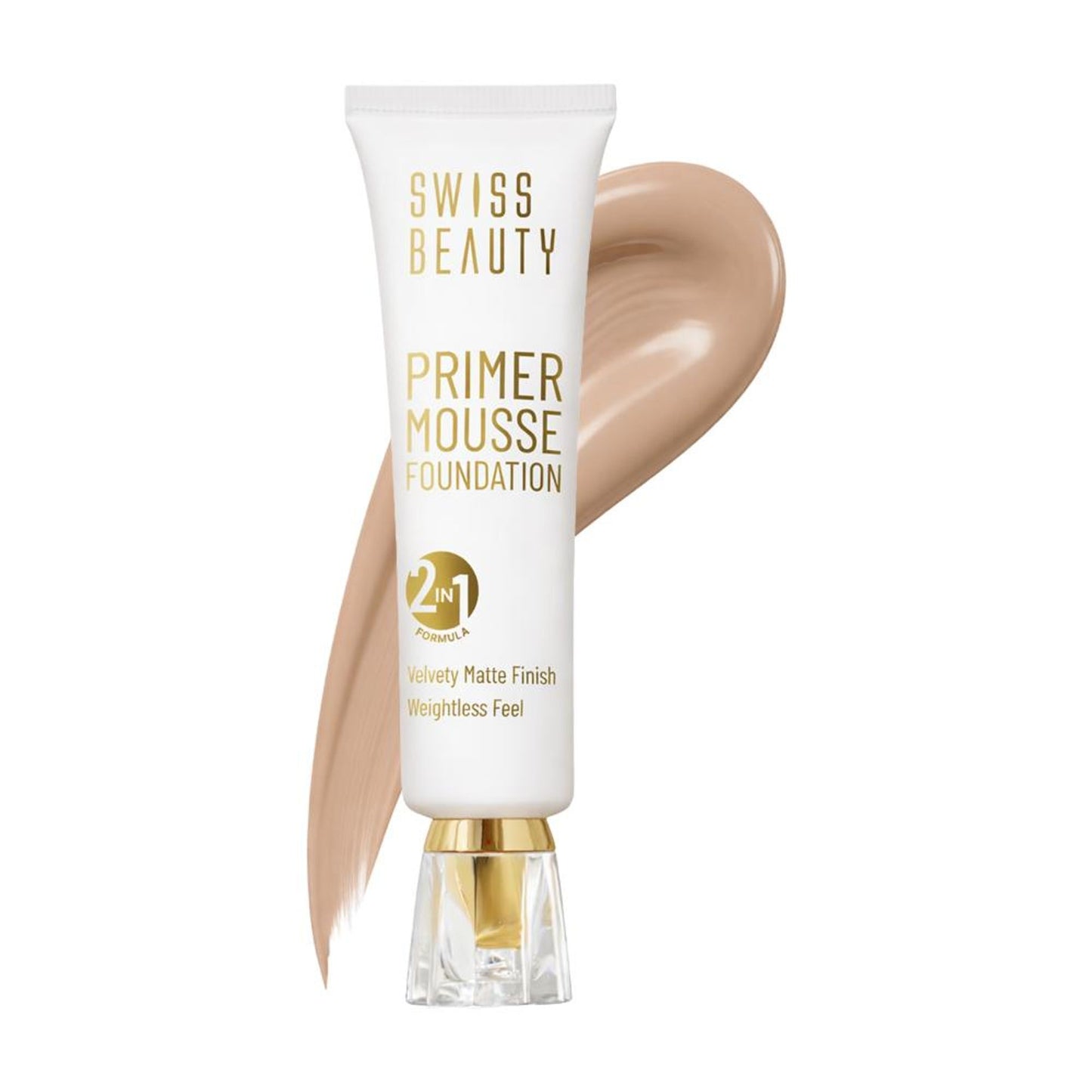 Swiss Beauty Primer Mousse Foundation - N5 Natural
