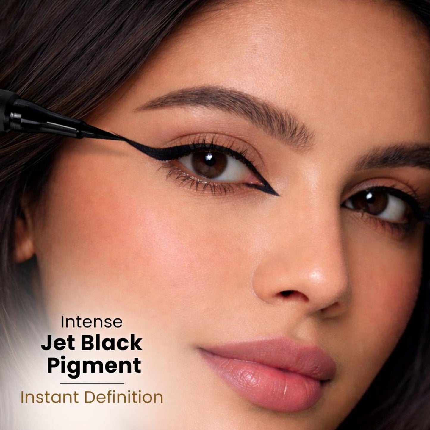 Swiss Beauty Bold Felt Tip Eyeliner - Jet Black