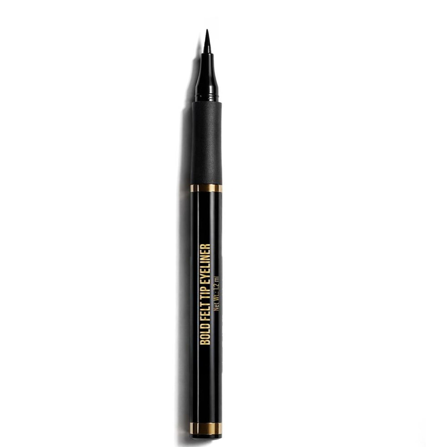Swiss Beauty Bold Felt Tip Eyeliner - Jet Black