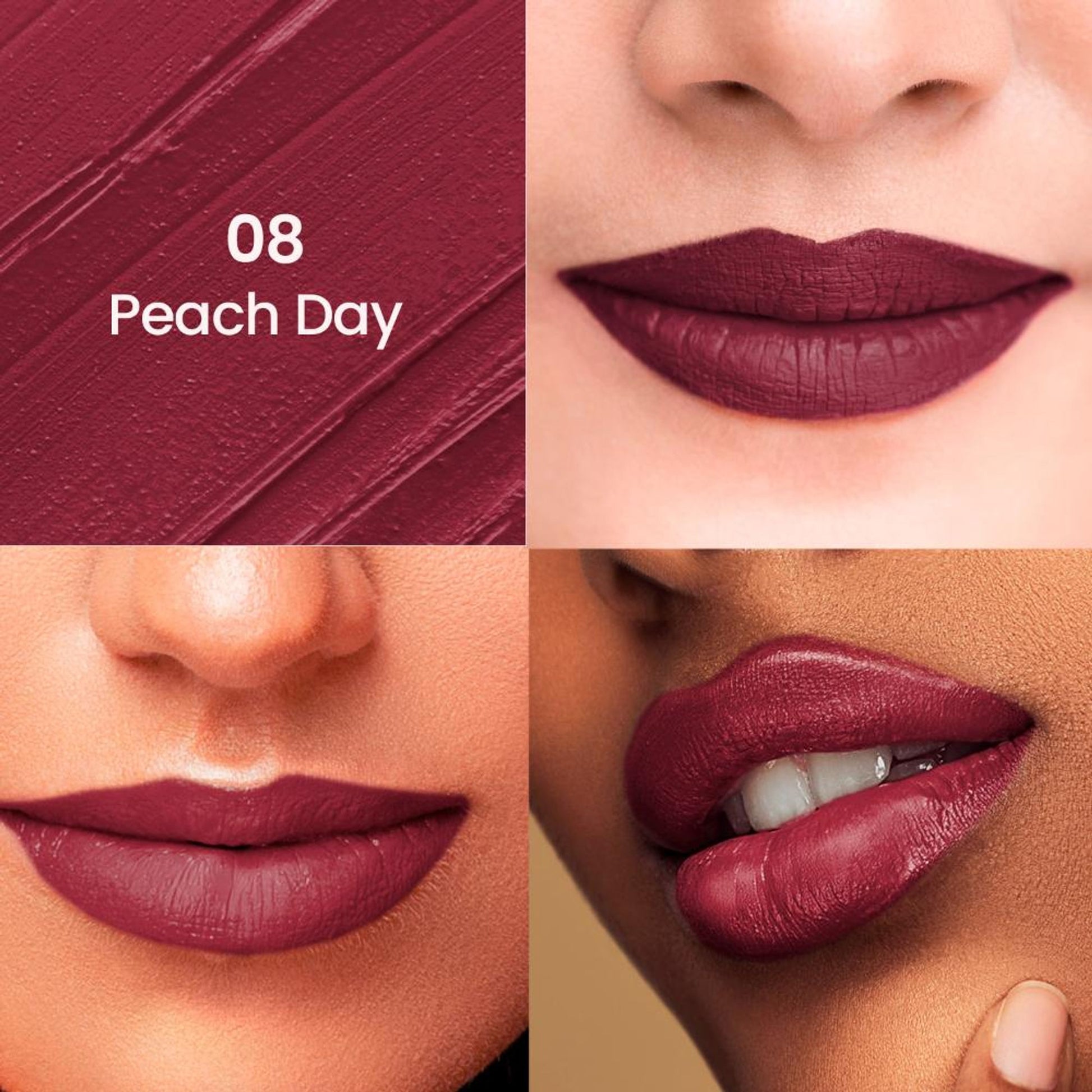 Swiss Beauty Non-Transfer Matte Lipstick - 8 Peach Day