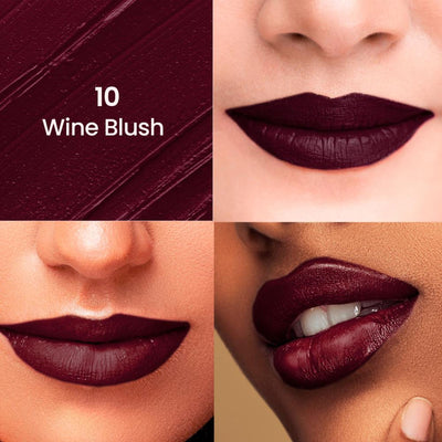 Swiss Beauty Non-Transfer Matte Lipstick - 10 Wine Blush