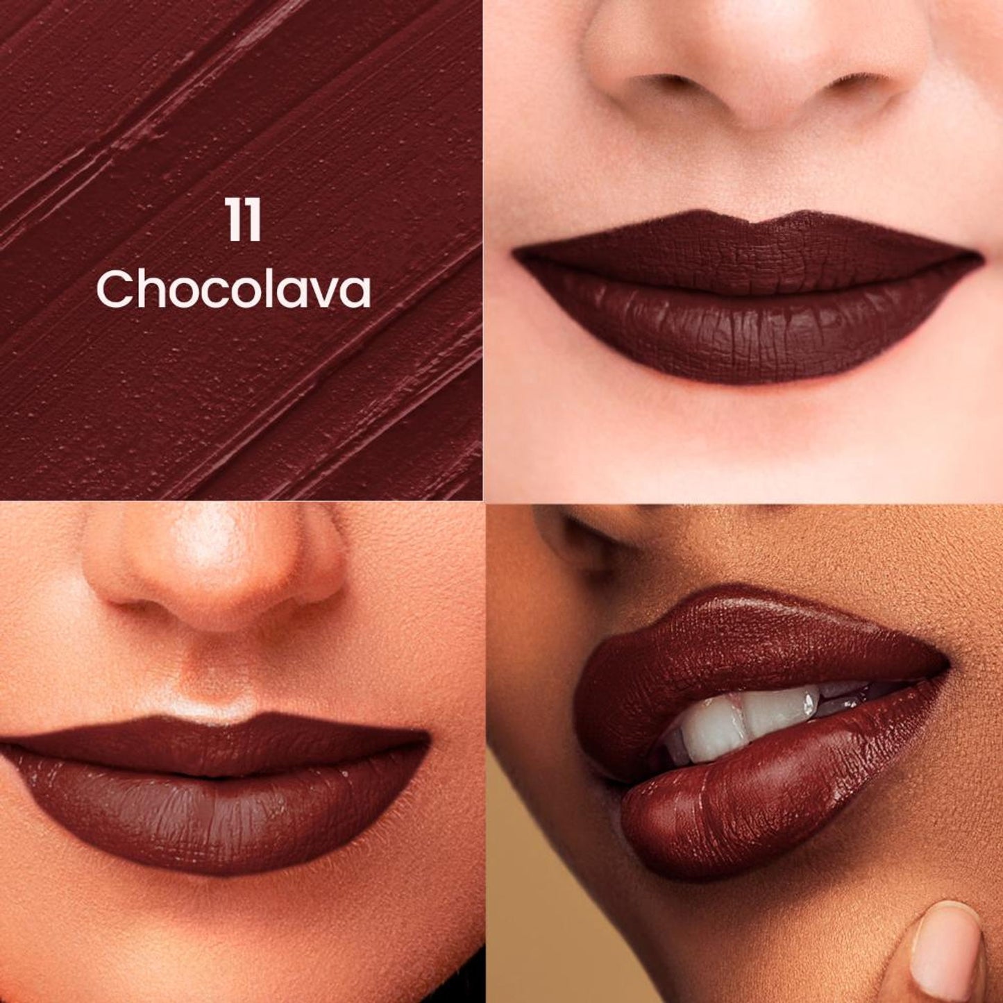 Swiss Beauty Non-Transfer Matte Lipstick - 11 Chocolava