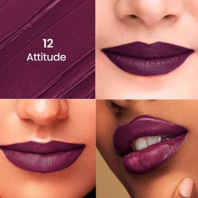 Swiss Beauty Non-Transfer Matte Lipstick - 12 Attitude