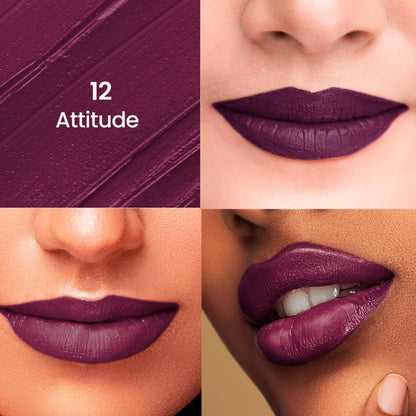 Swiss Beauty Non-Transfer Matte Lipstick - 12 Attitude
